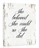 000019sb1418 Art Hub She Believed Could So Did Framed 696538460708
