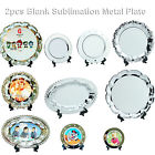 001501y Blank Sublimation Plate 2pcs Heat Transfer Press Metal Arrivals