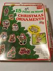 0242255 00415 Craft House Paint On Wood Christmas Ornaments 024225004155