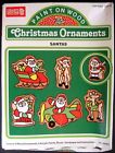 0242253 00451 Craft House Paint On Wood Santas Christmas Ornaments 024225004513