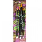0072441000000 Creative Mark Beste Golden Taklon Round Brush Set 709758724410