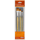 0087617000000 Creative Inspirations Artist Paint Brush Set Of Flat 709758876171