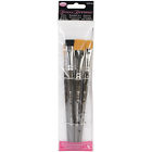 4pc-liner 018918081400 Weber Donna Dewberry Acrylic Brush Set 2 Flat 12 Scruffy1 In