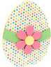 021092 Foundations Decor Interchangeable Wood Shape April Egg 814948021092