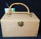 028995752407 Apple Barrel Playwood Cigar Box With Handle And Latch Unfinished