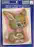 0509 Decalart Nos Retro Nursery Decoupage Waterslide Decal Adorable Bunny Rabbit