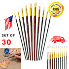 05k1294c05 General Set Artist Paint Brushes Assorted Sizes Paintbrushes Acrylic Watercolor