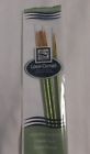 089241820363 New Golden Nylon Paint Brushes Green Set Of