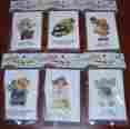 10141 Just Be Cuz Lot Of 6 Complete Wood Pin Kits Josie Joy Nurse Scarecrow Birds