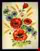 X549a 109-d Doves Meyercord 14 Vintage Decals And 1 Four Pack X B Dove W Flowers