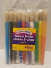 10-10pcb 10pcb Colornations Colorations Plastic Chubby Paint Brushes Set Of