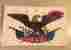 1104-a Meyercord Vintage Decal For Decoration Eagle With Flag New