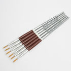1107 Liquitex Lot Of Short Handle Sabeline Artists Paint Brushes Size