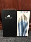 11d Cubecraft Detail Paint Brushes Watercolor Acrylic Oil Face 0646437132305
