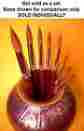 1212-10 Escoda Reserva 1212 Watercolor Acrylic Kolinsky-tajmyr Sable Paint Brush Round