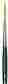 1270-08 Da Vinci Brushes Nova Series 1270 Lettering Liner Brush Medium Pointed