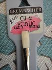 1271-f Grumbacher Gainsborough Flat Brush Oil Acrylic