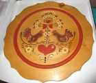 14-1-2 Tole-painted Wooden Platter Unbranded