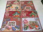 1473 1471 1472 Plaid New Lot Of 4 Christmas Decoupage Paper Wood Tole Victorian Bears Country 028995014727
