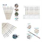 15 Micro Detail Paintbrush Sets Paint Brush Tiny Professional 755101184172