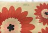 1507-a Meyercord Home Decor Decals Red Orang Flower Hippie Mod Vintage
