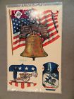 1534a Meyercord Vintage Water Transfer Decorator Decal Patriotic Liberty Bell