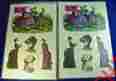1537-a 1537 Meyercord 2 Vintage Decorator Decals Victorian Women Fashions