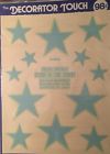 1598-d Meyercord Vintage Water Applied Decals Glow In The Dark Stars