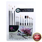 16327 Time Crafts Assorted Artist Paint Brushes Kit Set 062823163270