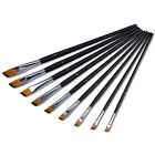 169849516519 Yosoo Pcs Nylon Oblique Flat Tipped Paint Brushes 600346222274