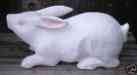 18x7x6 Spring Craft Paper Rabbit Mache Unfinished Country Bunny Lg Easter Vtg
