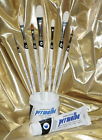 1936 Weber Art Permalba Oil Brush White Bristle Pure Red Sable Perfect Filbert 018918019366