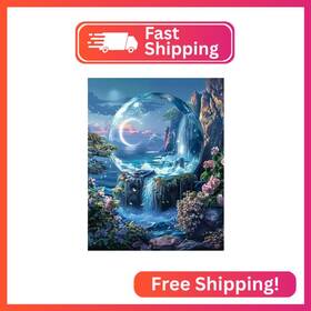 1t-dp-ls02 1tonine Fantasy Landscape Diamond Art Kits For Adults -5d Diy Full Round