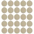 2.5 Set Of 25 Flat Wooden Ball Ornaments Diy Christmas 670579355346