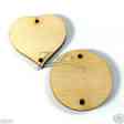 2-hole 2mm Heart X1 8 70 Circle Wooden Board 30 1 Wood Disc Combo Birthday