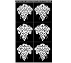 20-0468 Armour Arnour Rub Etch Glass Etching Stencil Grape 085593204684