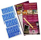 20-1019 Armour Products Rub Etch Glass Etching Stencil Script 085593200198