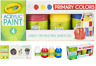 20-2005 Crayola Acrylic Paint Set Primary Colors Painting Supplies