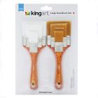 225-6 Kingart New Large Area Brush Set Of 819682020950