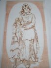 2275 Artex Tri Chem Mural Pioneer Woman Picture Portrait