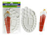 2322819 Familymaid Piece Artist Brushes And Paint Tray Palette 827680342509