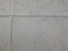 2337 Tri Chem Cameo Vintage Liquid Embroidery Bed Spread Quilt Squares