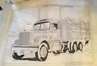 4268 2367 Trichem Liquid Embroidery Picture Paint Logging Truck