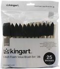 241-25 Kingart New Disposable Foam Brush Value Pack Set 819682021001