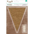 369002 24pcs Banner Jute Pennant String-natural 2 Diy 4.4yd 4.6 X6.37 Shop Burlap