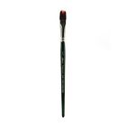 2528s12 Silver Brush Limited Ruby Satin Short Handle Filbert 765179278543