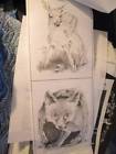 2757 Unbranded Tri-chem Baby Animals Liquid Embroidery Pictures Set Of 4 6x8 Inches-c