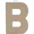 2862-b Darice Paper Mache Letter 8 X5-1 2 B 652695780660