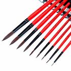 2hjahcsvxk General Pcs Transon Miniature Detail Artist Paint Brush Set For