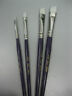 2p1003set Tobgi Set Of Artist Quality Synthetic White Sable Angular Shape